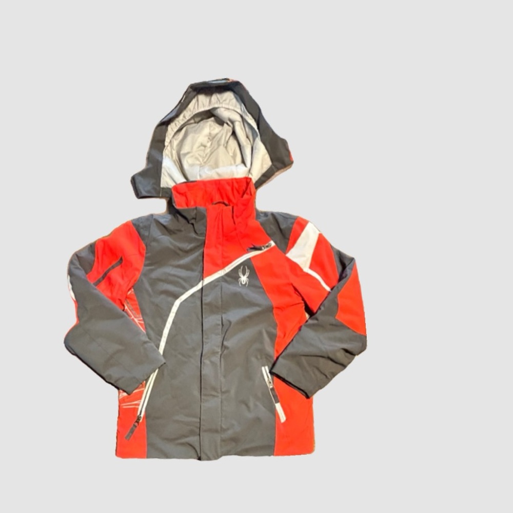SPYDER Kids winter jacket in excellent condition Size 16 with reflective strips